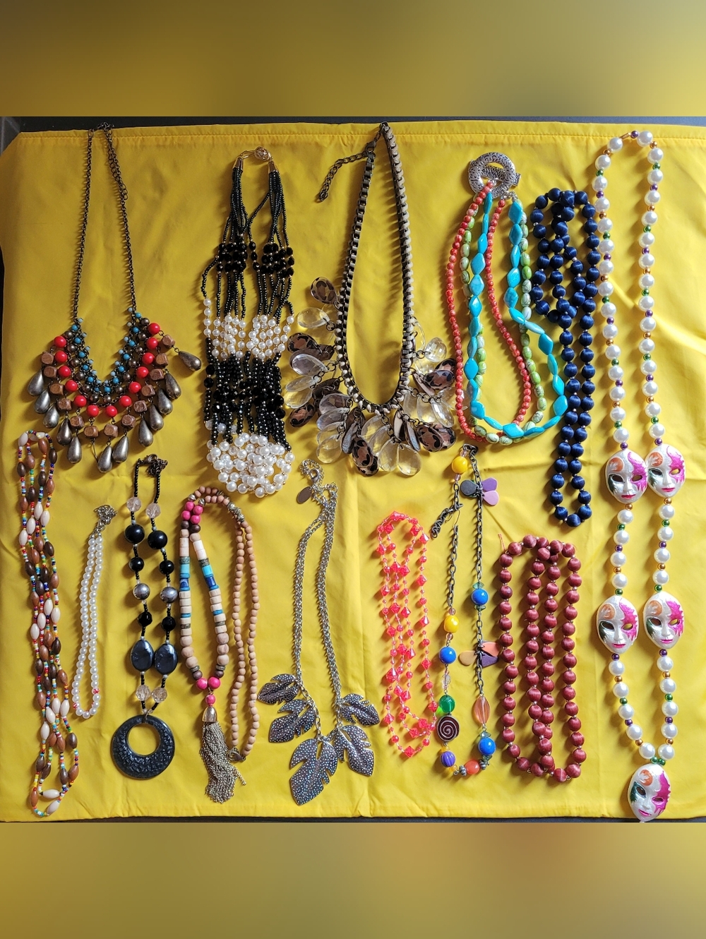 Vintage to Now Colorful Necklace Lot